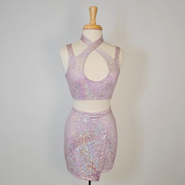 Sparkly Pink Skirt & Top Set (Sample)