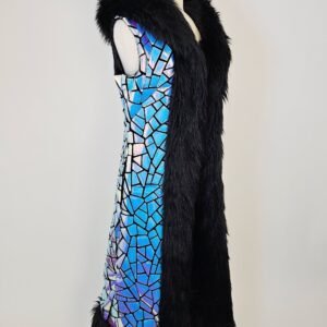 Iridescent Patchwork Velvet Duster (Sample)