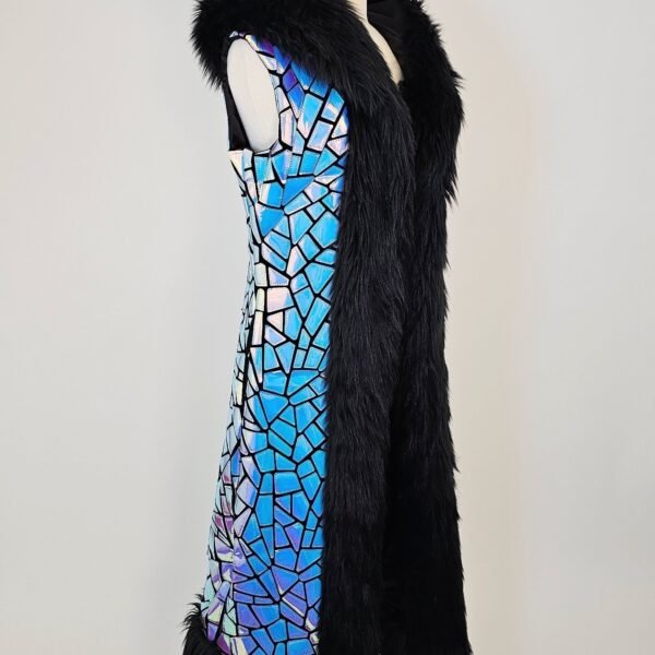 Iridescent Patchwork Velvet Duster (Sample)