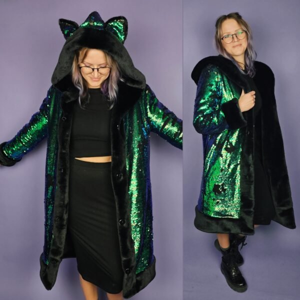 Sequin-and-fur-coat Sequin-and-fur-coat