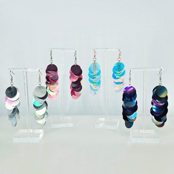 Collection de boucles d'oreilles à paillettes Sequin_earring_collection