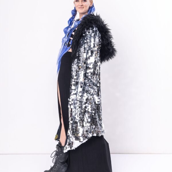 SilverSequinFurCoat SilverSequinFurCoat