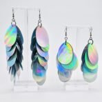 Sequin Teardrop Earrings