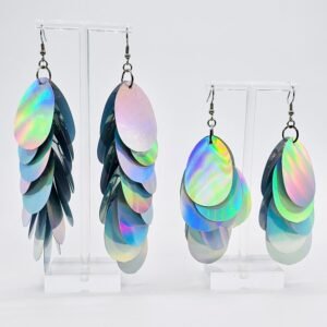 Sequin Teardrop Earrings